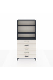 Arges Dolap 3 Raflı 5 Çekmeceli 88x30x182 - S24M035V4A