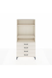 Arges Dolap 3 Raflı 4 Çekmeceli 88x30x182 - S24M036V1A
