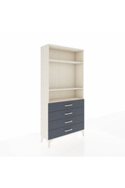 Arges Dolap 3 Raflı 4 Çekmeceli 88x30x182 - S24M036V2A