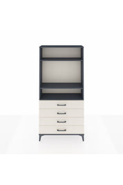 Arges Dolap 3 Raflı 4 Çekmeceli 88x30x182 - S24M036V4A