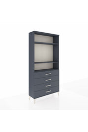 Arges Dolap 3 Raflı 4 Çekmeceli 88x30x182 - S24M036V5A