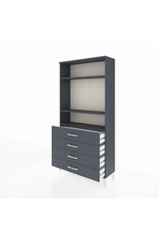 Arges Dolap 3 Raflı 4 Çekmeceli 88x30x182 - S24M036V5A