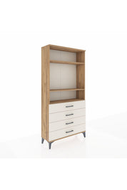 Arges Dolap 3 Raflı 4 Çekmeceli 88x30x182 - S24M036V7A
