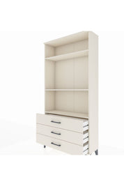Arges Dolap 3 Raflı 3 Çekmeceli 88x30x182 - S24M037V1A