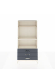 Arges Dolap 3 Raflı 3 Çekmeceli 88x30x182 - S24M037V2A