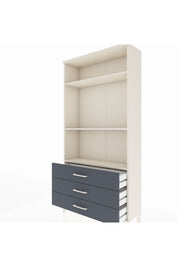 Arges Dolap 3 Raflı 3 Çekmeceli 88x30x182 - S24M037V2A