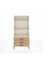 Arges Dolap 3 Raflı 3 Çekmeceli 88x30x182 - S24M037V3A