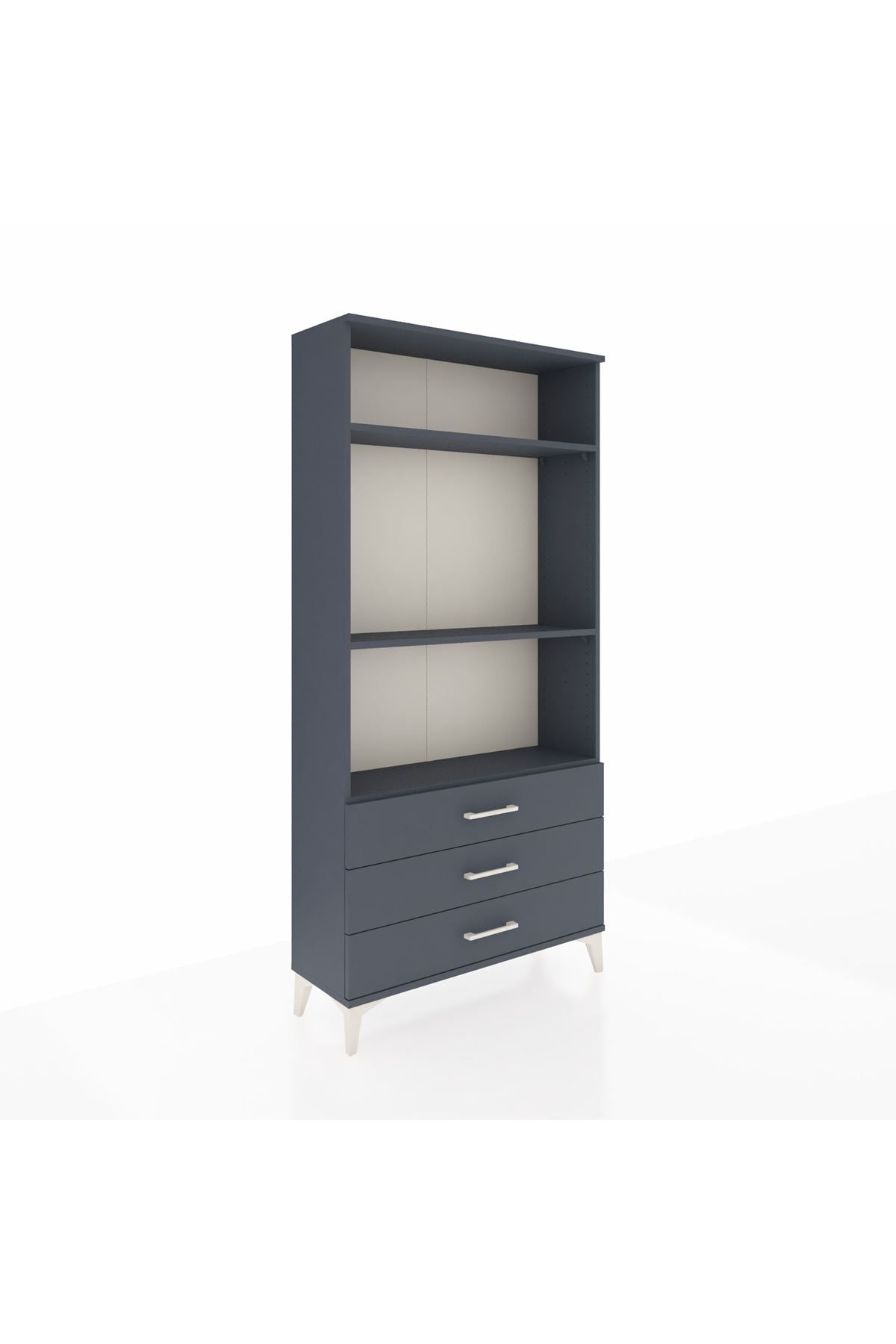 Arges Dolap 3 Raflı 3 Çekmeceli 88x30x182 - S24M037V5A