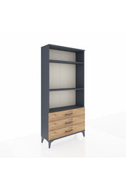 Arges Dolap 3 Raflı 3 Çekmeceli 88x30x182 - S24M037V6A