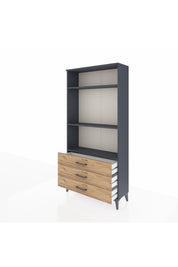 Arges Dolap 3 Raflı 3 Çekmeceli 88x30x182 - S24M037V6A