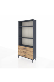 Arges Dolap 3 Raflı 3 Çekmeceli 88x30x182 - S24M037V6A