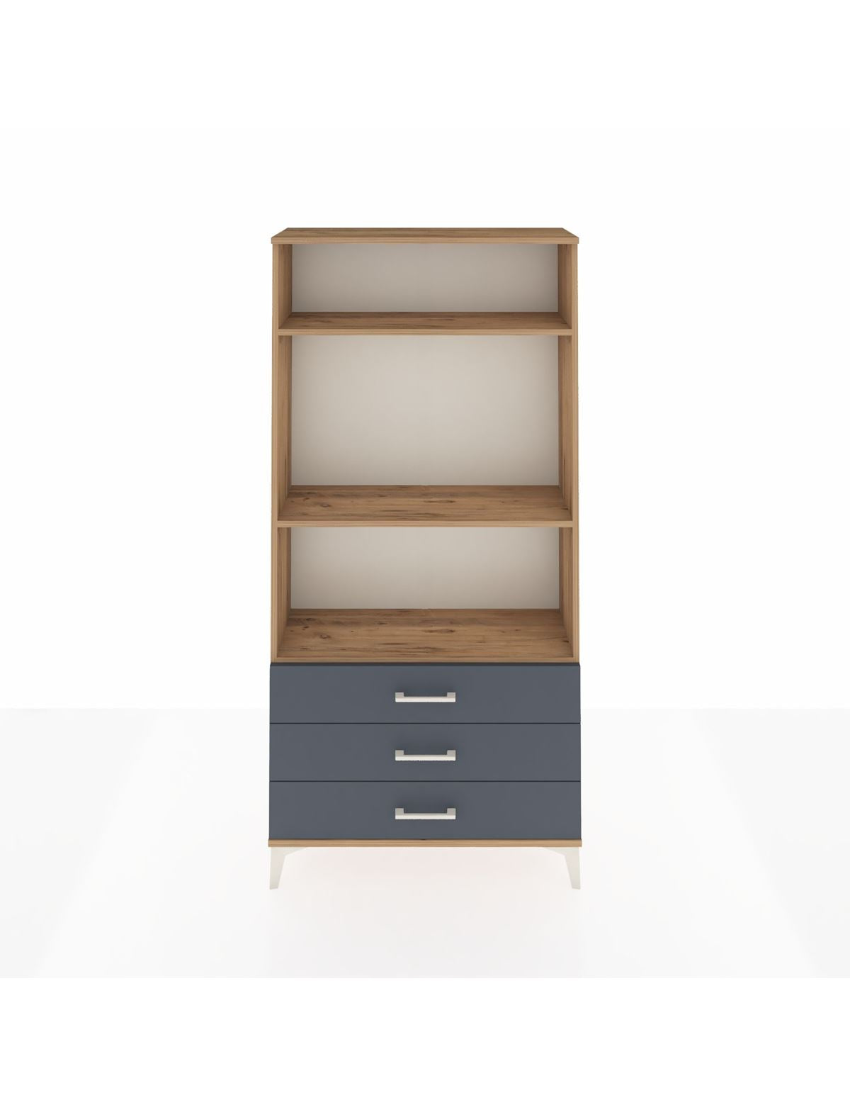 Arges Dolap 3 Raflı 3 Çekmeceli 88x30x182 - S24M037V8A