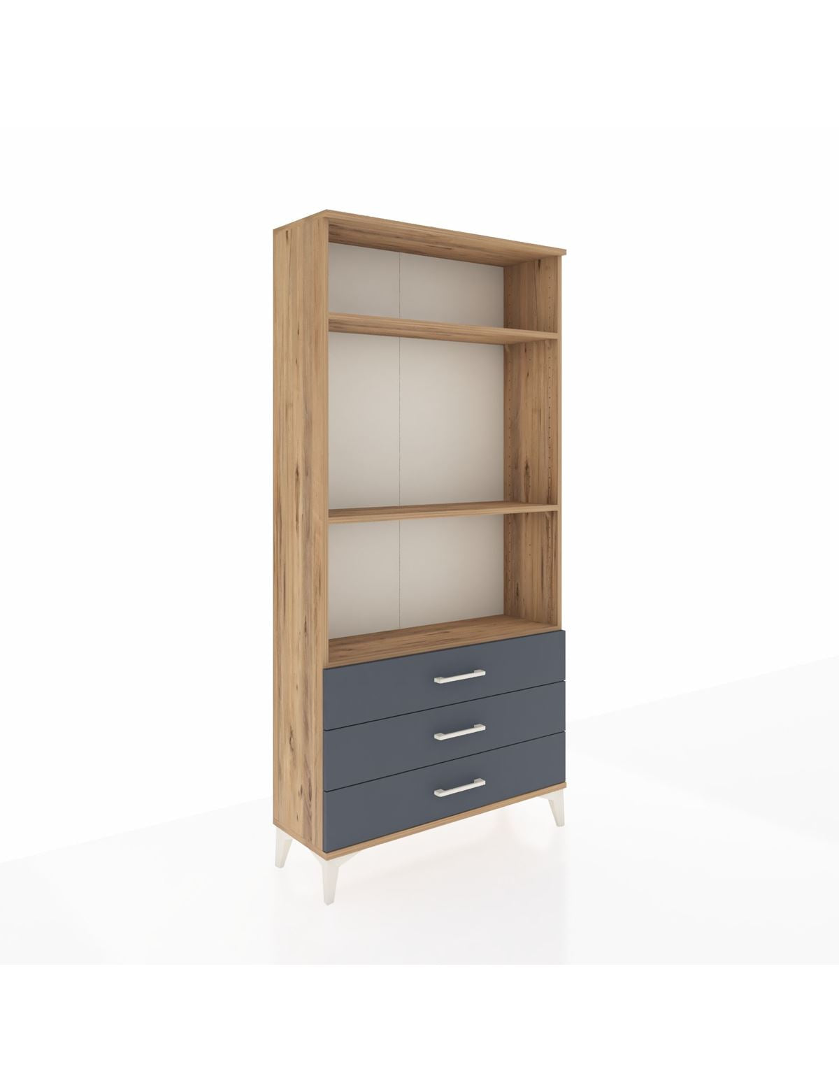 Arges Dolap 3 Raflı 3 Çekmeceli 88x30x182 - S24M037V8A