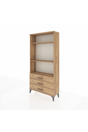 Arges Dolap 3 Raflı 3 Çekmeceli 88x30x182 - S24M037V9A
