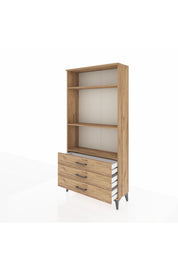 Arges Dolap 3 Raflı 3 Çekmeceli 88x30x182 - S24M037V9A