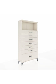 Arges Dolap Tek Raflı 7 Çekmeceli 88x30x182 - S24M038V1A