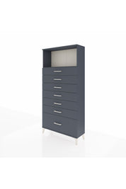 Arges Dolap Tek Raflı 7 Çekmeceli 88x30x182 - S24M038V5A