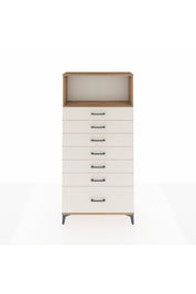 Arges Dolap Tek Raflı 7 Çekmeceli 88x30x182 - S24M038V7A