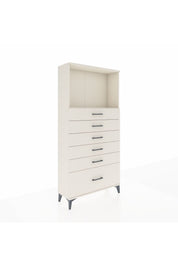 Arges Dolap Tek Raflı 6 Çekmeceli 88x30x182 - S24M039V1A
