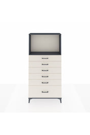 Arges Dolap Tek Raflı 6 Çekmeceli 88x30x182 - S24M039V4A