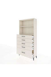 Arges Dolap 2 Raflı 5 Çekmeceli 88x30x182 - S24M040V1A