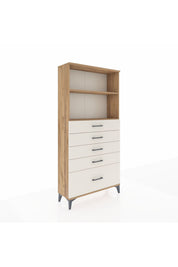 Arges Dolap 2 Raflı 5 Çekmeceli 88x30x182 - S24M040V7A