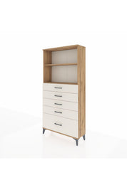 Arges Dolap 2 Raflı 5 Çekmeceli 88x30x182 - S24M040V7A