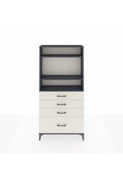 Arges Dolap 3 Raflı 4 Çekmeceli 88x30x182 - S24M041V4A