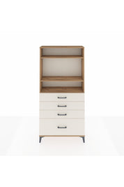 Arges Dolap 3 Raflı 4 Çekmeceli 88x30x182 - S24M041V7A
