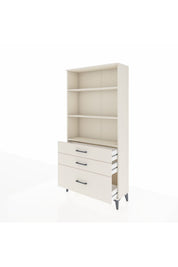 Arges Dolap 3 Raflı 3 Çekmeceli 88x30x182 - S24M042V1A