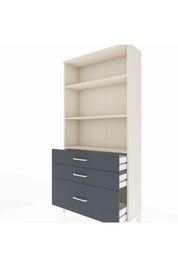 Arges Dolap 3 Raflı 3 Çekmeceli 88x30x182 - S24M042V2A