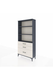 Arges Dolap 3 Raflı 3 Çekmeceli 88x30x182 - S24M042V4A