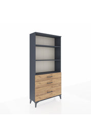 Arges Dolap 3 Raflı 3 Çekmeceli 88x30x182 - S24M042V6A