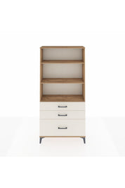 Arges Dolap 3 Raflı 3 Çekmeceli 88x30x182 - S24M042V7A
