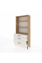 Arges Dolap 3 Raflı 3 Çekmeceli 88x30x182 - S24M042V7A