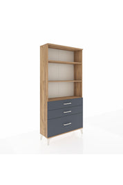 Arges Dolap 3 Raflı 3 Çekmeceli 88x30x182 - S24M042V8A