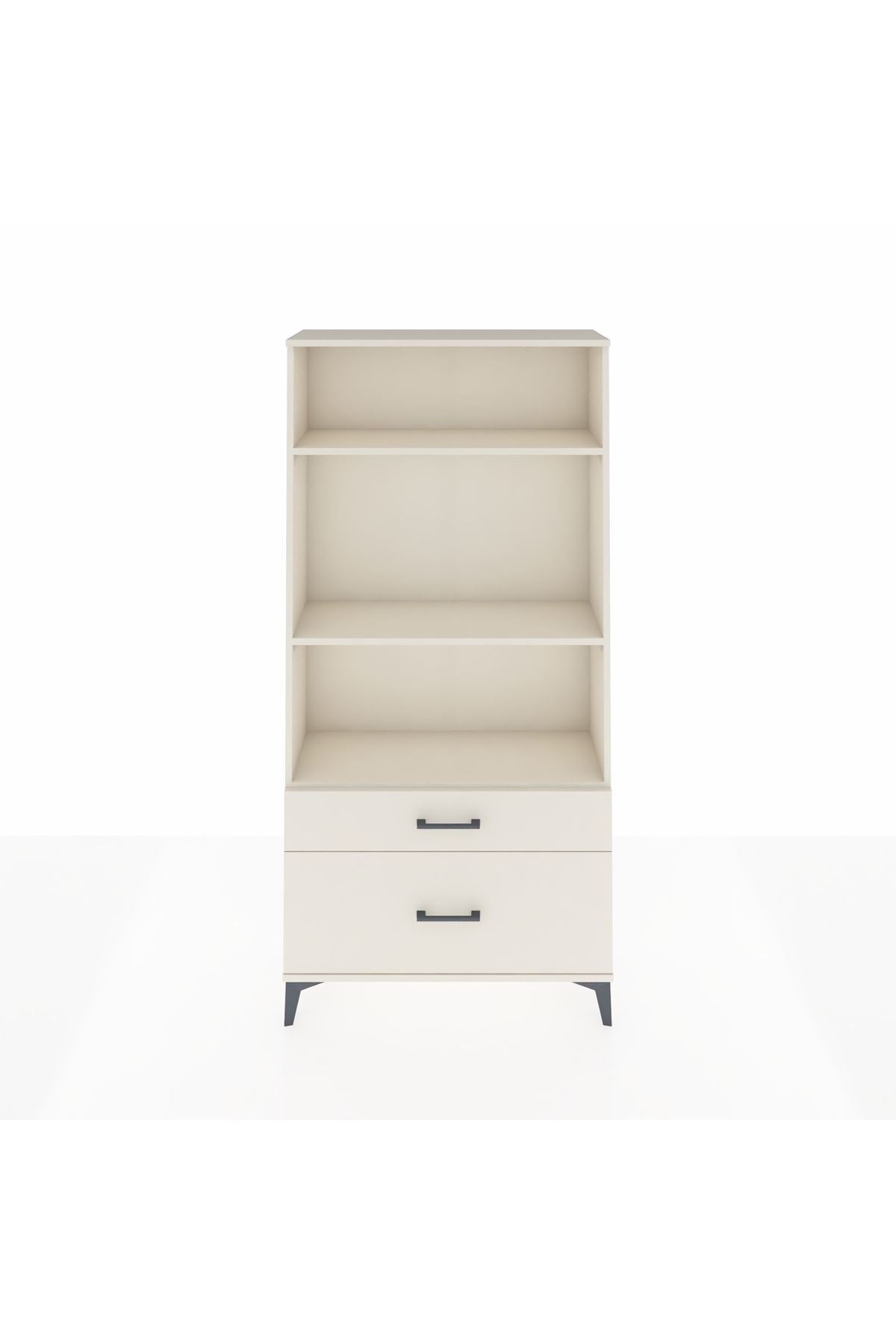 Arges Dolap 3 Raflı 2 Çekmeceli 88x30x182 - S24M043V1A