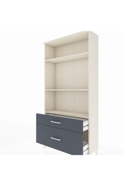 Arges Dolap 3 Raflı 2 Çekmeceli 88x30x182 - S24M043V2A