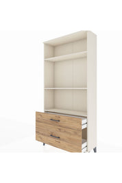 Arges Dolap 3 Raflı 2 Çekmeceli 88x30x182 - S24M043V3A