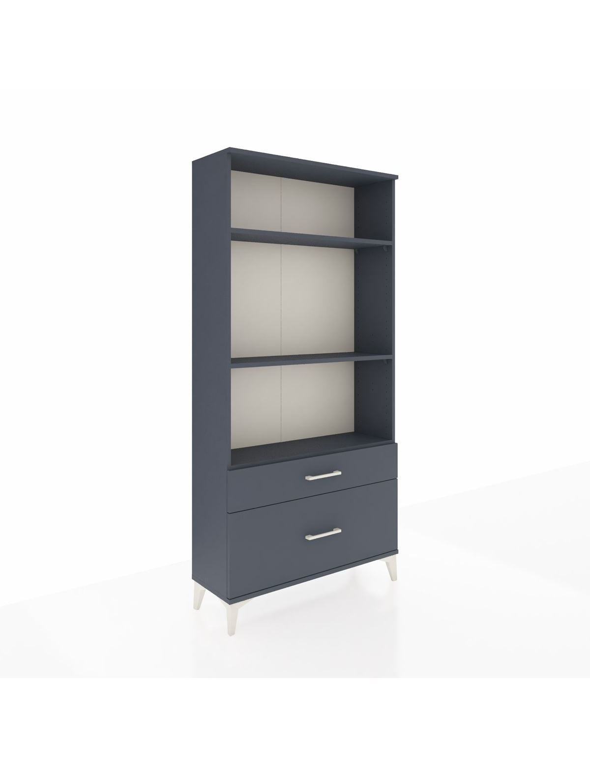 Arges Dolap 3 Raflı 2 Çekmeceli 88x30x182 - S24M043V5A