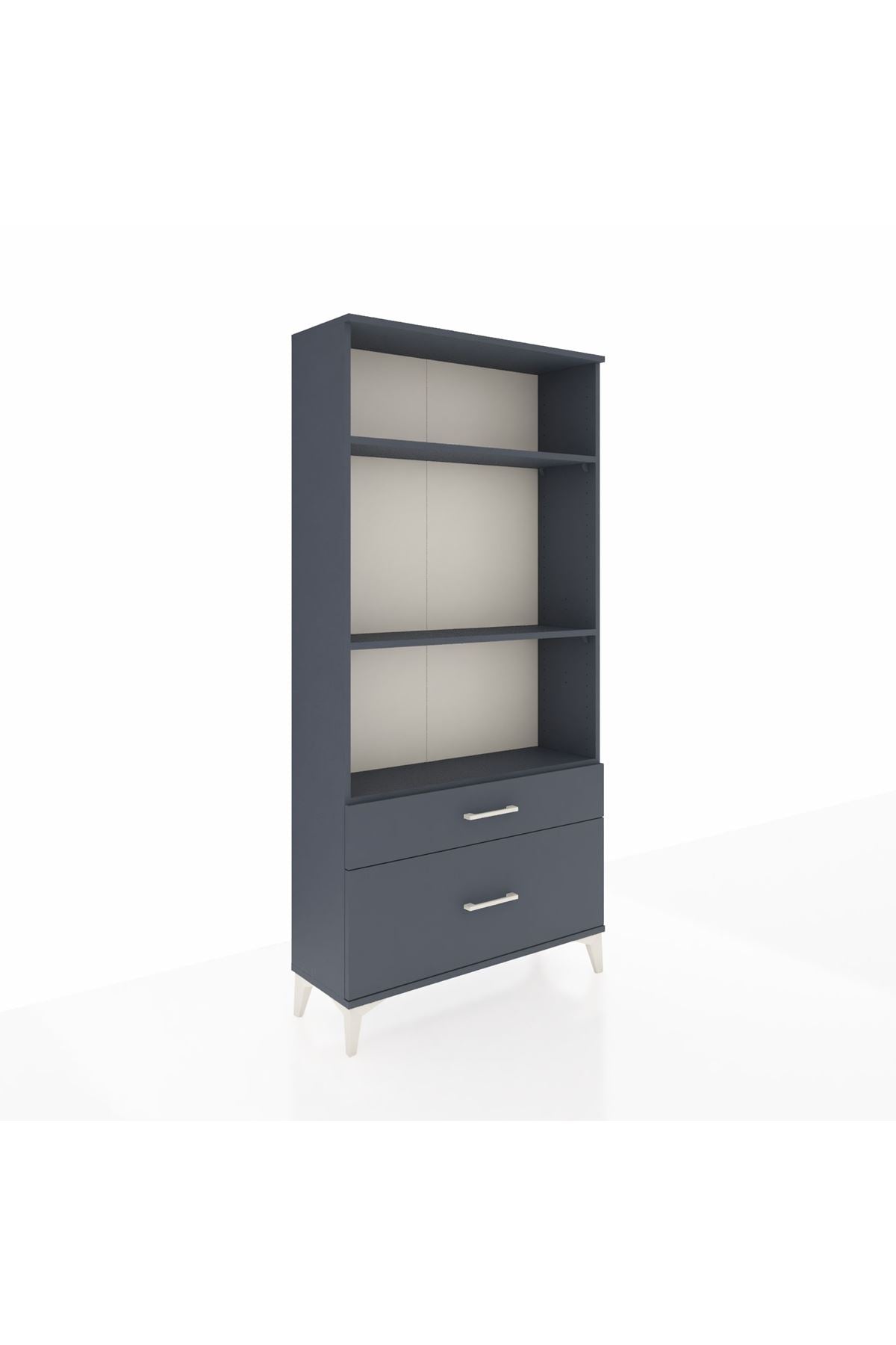 Arges Dolap 3 Raflı 2 Çekmeceli 88x30x182 - S24M043V5A