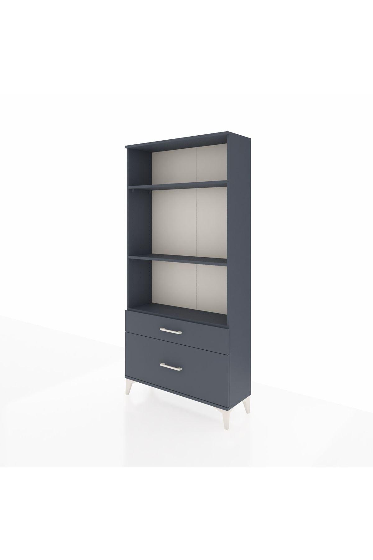 Arges Dolap 3 Raflı 2 Çekmeceli 88x30x182 - S24M043V5A