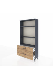 Arges Dolap 3 Raflı 2 Çekmeceli 88x30x182 - S24M043V6A