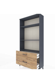 Arges Dolap 3 Raflı 2 Çekmeceli 88x30x182 - S24M043V6A