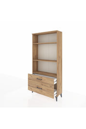 Arges Dolap 3 Raflı 2 Çekmeceli 88x30x182 - S24M043V9A