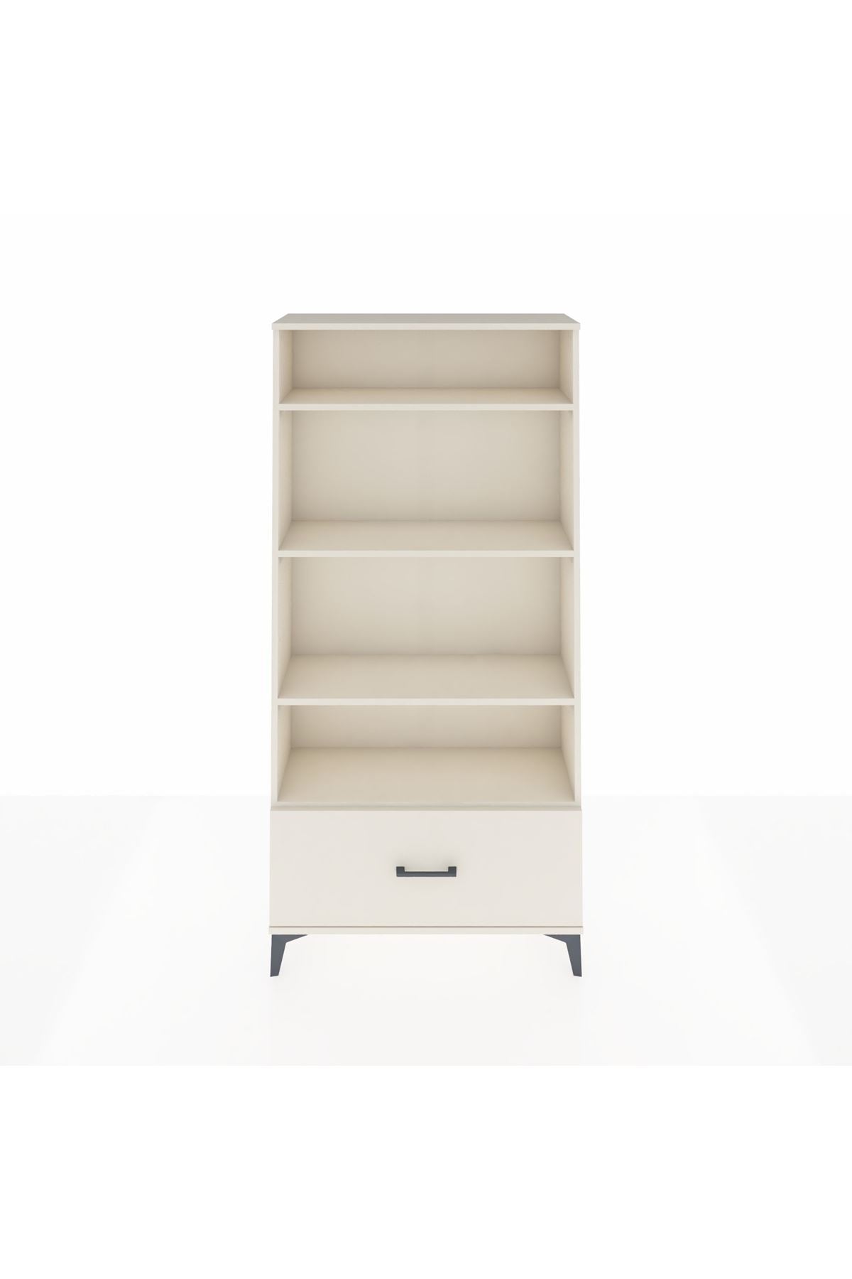 Arges Dolap 4 Raflı Tek Çekmeceli 88x30x182 - S24M044V1A