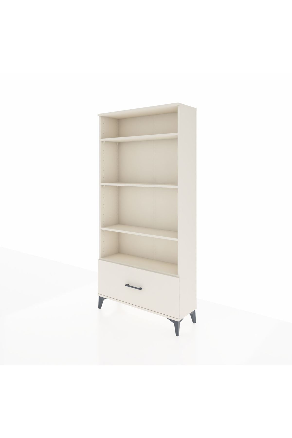 Arges Dolap 4 Raflı Tek Çekmeceli 88x30x182 - S24M044V1A