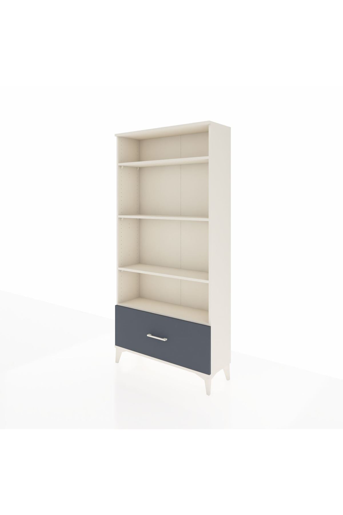 Arges Dolap 4 Raflı Tek Çekmeceli 88x30x182 - S24M044V2A