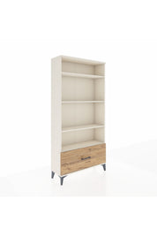 Arges Dolap 4 Raflı Tek Çekmeceli 88x30x182 - S24M044V3A