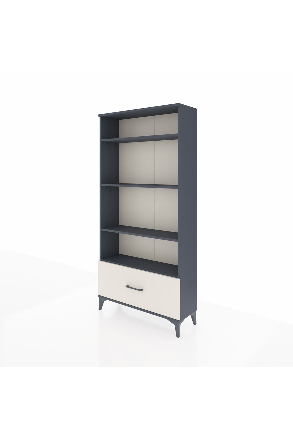 Arges Dolap 4 Raflı Tek Çekmeceli 88x30x182 - S24M044V4A